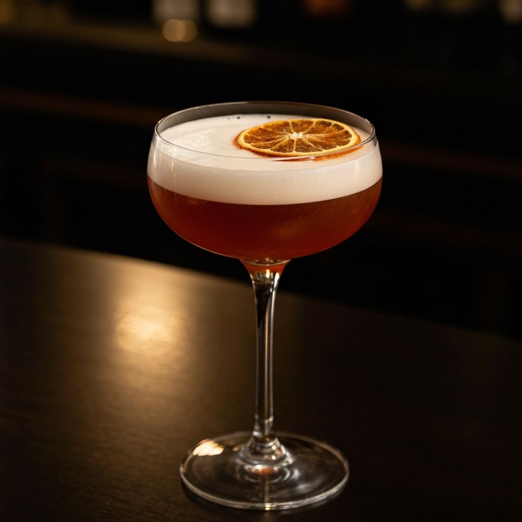 Aura Sour cocktail